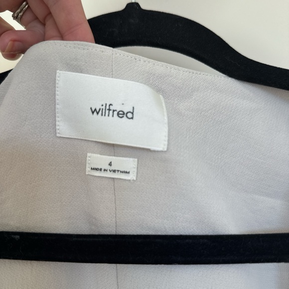 Wilfred Cream Button-Front Blouse - Picture 3 of 5